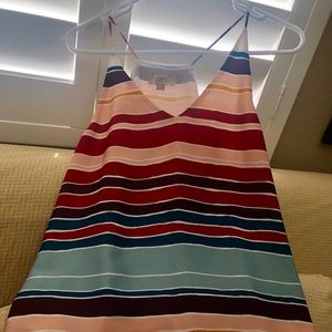 LOFT X-small striped multi-colored Strappy cami
